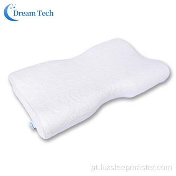 Almofada de pescoço de espuma para dormir em forma de borboleta